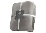 Irisette Kuscheldecke, Schiefer, Textil, Uni, 150x200 cm, Oeko-Tex® Standard 100, pflegeleicht, Wohntextilien, Decken, Kuscheldecken