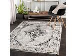Teppich LIVABLISS "JAQART", grau, B:150cm H:11mm L:213cm, Kunstfaser, Teppiche, Teppich