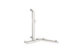 Hewi 805 Dusch-/Wannenhandlauf 805.35.31098 1100 x 762 x 762 mm, Brausehalter signalweiß