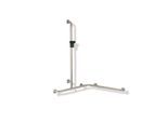 Hewi 805 Dusch-/Wannenhandlauf 805.35.33090 1250 x 762 x 762 mm, Brausehalter tiefenschwarz