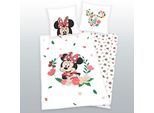 Wendebettwäsche DISNEY "Disney Minnie Mouse", bunt, B/L: 135cm x 200cm, 1 Stk., 1 Stk., Flanell, B/L: 80cm x 80cm, Flanell, Obermaterial: 100% Baumwolle, Bettwäsche, Wendebettwäsche, mit tollem Minnie Mouse Motiv