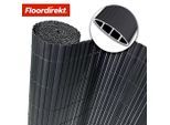 Floordirekt Sichtschutz PVC-Sichtschutz, Grau, Kunststoff, 100x500 cm, Europäischer Sicherheitsstandard, Sonnen- & Sichtschutz, Sichtschutz Garten, Paravents outdoor