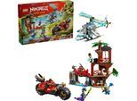 Konstruktionsspielsteine LEGO "Showdown am Baumhaus mit dem Ninja-Bike (71857), LEGO Ninjago", bunt, Spielbausteine, Kinder, Kunststoff, Konstruktionsspielsteine