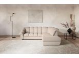 Ecksofa COTTA "Mado, Breite 260 cm", beige, B:260cm H:88cm T:104cm, 100% POLYESTER (PES), Sofas, Ecksofa, verschiedene Sofas individuell kombinierbar