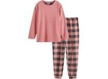 bonprix Loungewear Hausanzug aus Fleece, rosa, Gr.44/46 (L), Weicher Hausanzug aus Polarfleece