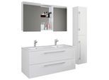 Badezimmer Budasi 4-tlg. Weiß