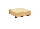 Couchtisch Jasmina Eichefarben/Schwarz MDF