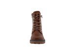 Stiefel TOM TAILOR "Tom Tailor Tall Boots", Mädchen, Gr. 39, braun, Polyurethan, unifarben, Schuhe Stiefel