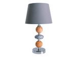 Näve , Braun, Grau, Chromfarben , Metall, Keramik , 36 cm , Kippschalter ,