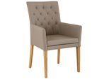 Esszimmerstuhl HOME AFFAIRE "Colorado", grau (taupe, eichefarben), B:60cm H:94,5cm T:60cm, Holzwerkstoff, Stühle, Esszimmerstuhl, mit Massivholzgestell