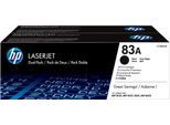 HP Tonerpatrone "HP original Toner 83A schwarz Größe A und Doppelpack", schwarz (schwarz 2), Tonerpatronen, Tonerpatrone