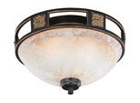 TRIO LEUCHTEN Deckenleuchte "Quinta", braun, Leuchten, Deckenlampe, Leuchtmittel tauschbar, Deckenleuchte
