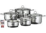 Topf-Set ELO "Rubin", silber (silberfarben), Töpfe, Topf-Set, Induktion