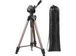 HAMA Kamerastativ "Dreibeinstativ "Star 64", 69 bis 185 cm, 2 fach ausziehbar", beige, B:12cm H:12cm T:73,5cm, Stative, Kamerastativ