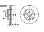ATE Bremsensatz, Scheibenbremse Bremsensatz-Vorderachse ijf1419op1 Vorderachse belüftet 276mm 22mm für Mercedes MAYBACH