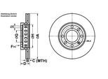 ATE Bremsensatz, Scheibenbremse Bremsensatz-Vorderachse ijf1419jh3 Vorderachse belüftet 239mm 15mm für VAG