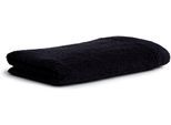 Badetuch MÖVE "Superwuschel", schwarz, B:100cm L:160cm, Walkfrottee, Baumwolle, Handtücher, Badetuch, Badetuch mit Bordüre, 100% Premium Cotton Baumwolle, einfarbig, weich