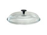 Pfannendeckel RONNEBY BRUK "Maestro Glasdeckel für hohe Pfannen, rund", transparent, B:28cm H:9,5cm L:28cm Ø:28cm, Glas, Deckel, Pfannendeckel, Backofengeeigneter Glasdeckel