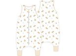 Schlafoverall BABY BEST "Waldfreunde Schlafoverall 70cm", Jungen, Gr. N-Gr, weiß, Bezug: 100% Baumwolle. Füllung: 100% Polyester, Overalls