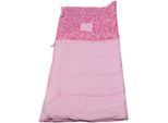 Kinderschlafsack POLYDAUN "Kinderschlafsack Beach House", rosa, Schlafsäcke, Kinder, B/L: 70cm x 160cm, umlaufender Reißverschluss, Obermaterial: 100% Polyester. Innenfutter: 100% Baumwolle, L:160cm