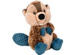 Kuscheltier NICI "Forest Friends, Biber Harry Woodsnacker, 30 cm schlenkernd", braun, Plüschfiguren, KinderB:15cm H:30cm L:15cm, Kuscheltier, enthält recyceltes Material, B:15cm H:30cm L:15cm