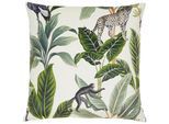 Zierkissen Junglelife in Weiß ca.60x60cm