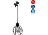 LED Solarleuchte NÄVE "Solar- / Pendelleuchte schwarz "GRID", schwarz, B:20cm H:130cm L:20cm, Leuchten, LED Solarleuchte, Inkl. Dämmerungssensor