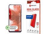 DISPLEX Displayschutzfolie "Real Glass Samsung Galaxy A34 5G", transparent, B:10cm H:3cm T:25mm, Displayfolien, Displayschutzfolie