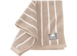 Gästehandtuch MUSTERRING "Needlestripe", beige, B:30cm L:50cm, Jacquard, Baumwolle, Handtücher, Gästehandtuch, hautschmeichelnd, super weich