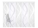 Schiebegardine HOME WOHNIDEEN "TIBASO", weiß, B:57cm H:245cm, Wirkware, Obermaterial: 100% Polyester, Gardinen, Schiebegardine, halbtransparent