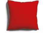 Kissenbezug SCHLAFGUT "EASY JERSEY Kissenhülle 100% Baumwolle, weicher Edel-Jersey, bügelfrei", rot (rot deep), B:80cm L:80cm, Jersey, Obermaterial: 100% Baumwolle, Kissenbezüge, Kissenbezug, mit farblich angepasstem Reißverschluss, pflegeleicht, formstabil