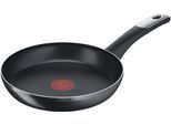 Bratpfanne TEFAL "Hard Titanium Essential, Titanium Antihaftversiegelung", schwarz, H:5cm Ø:28cm, Pfannen, Bratpfanne, kompatibel mit Gas-/Elektro-/Keramikherden, nicht induktionsgeeignet