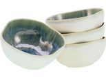 Schüssel CREATABLE "Yuki", grün (grün, blau), Ø:16cm, Steinzeug, Schüsseln, Schüssel, Reaktiv-Digitaldruck, jedes Stück ein Unikat, Ø 16 cm