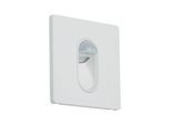 PAULMANN LED Wandleuchte "Einbauleuchte eckig Weiß 2,7W", weiß, 1, H: 7,8cm, 1 Stk., Leuchten, mit Bewegungssensor Dämmerungssensor, LED Wandleuchte