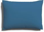 Kissenbezug SCHLAFGUT "EASY JERSEY Kissenhülle 100% Baumwolle, weicher Edel-Jersey, bügelfrei", blau (blau mid), B:60cm L:80cm, Jersey, Obermaterial: 100% Baumwolle, Kissenbezüge, Kissenbezug, mit farblich angepasstem Reißverschluss, pflegeleicht, formstabil