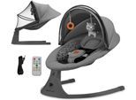 Babywippe KINDERKRAFT "LUMI 2", Baby, dunkelgrau, Babywippen Babywippe