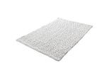 Kleine Wolke Badteppich Switch, Hellgrau, Textil, Streifen, rechteckig, 60x90 cm, Oeko-Tex® Standard 100, für Fußbodenheizung geeignet, Badtextilien, Badematten