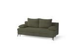 Mid.you , Olivgrün , Textil , Füllung: Polyetherschaumkern,Polyetherschaumkern , 200x75x100 cm , Made in EU , Wohnzimmer, Sofas & Couches, Schlafsofas, Schlafsofas