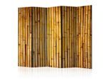 artgeist , Gelb, Hellbraun , Holz, Kunststoff, Textil , Kiefer , massiv , Holzoptik , 225x172x3 cm , Motiv auf Vorder- und Rückseite, Akustikschaumstoff , Kleinmöbel, Paravents