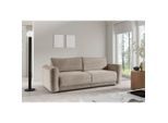 Livetastic , Beige , Textil , Füllung: Polyurethan (Pur), Silikon , 252x93x167 cm , Made in EU ,