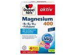 DOPPELHERZ Magnesium 400+B1+B6+B12+Folsäure Tabl. 120 St