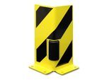 Moravia Anfahrschutz Winkel mit Leitrolle schwarz/gelb 400 x 160 x 6 mm (197.22.542)