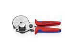 KNIPEX 90 25 25 Rohrschneider für Verbund- und Kunststoffrohre mit Mehrkomponenten-Hüllen verchromt 210 mm)