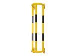 Moravia Rohrschutz Groß 1500 schwarz/gelb 1500 x 350 x 300 mm mit Wandplatten (200.20.616)