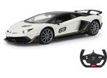 RC-Auto JAMARA "Lamborghini Aventador SVJ Performance 1:14, 2,4 GHz", silber (silberfarben), Fernlenkfahrzeuge, KinderB:16cm H:8cm T:35cm, Kunststoff, B:16cm H:8cm T:35cm