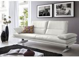 2,5-Sitzer W.SCHILLIG "broadway Designsofa mit hohem Sitzkomfort", grün (camouflage z69), B:236cm H:94cm T:96cm, Longlife Xtra-Leder Z69: Das feinnarbige, gedeckte Softleder Z69 besticht durch seine außergewöhnliche Weichheit im trendigen »Vintage-Look«, Hautstärke 0, 9 - 1, 1 mm, Sofas, 2 5-Sitzer, Sitztiefenverstellung, Kopfteil- & Seitenteilverstellung, Breite 236cm