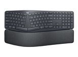 LOGITECH Tastatur "ERGO K860 for Business", grau (schwarz), B:25,1cm H:5,5cm T:49,4cm, Tastaturen, Tastatur