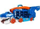 Spielzeug-Transporter HOT WHEELS "Ultimative Transporter", blau, Spielzeugfahrzeuge, KinderB:64cm H:35cm T:17cm, Kunststoff, Metall, Spielzeug-Transporter, mit Rennstrecke; mit Licht und Sound, B:64cm H:35cm T:17cm