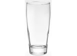 Bierglas VAN WELL "Willybecher", transparent, B:6cm H:13,5cm Ø:6cm, Glas, Trinkgefäße, Bierglas, 0,2 L, geeicht, spülmaschinenfest, Gastronomiequalität, 12-tlg.