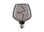 PAULMANN LED-Leuchtmittel "Floating Shine G125 V2 150lm 4W 1800K Smoke 230V", transparent (anthrazit), L:16,3cm Ø:12,3cm, Leuchtmittel, LED-Leuchtmittel